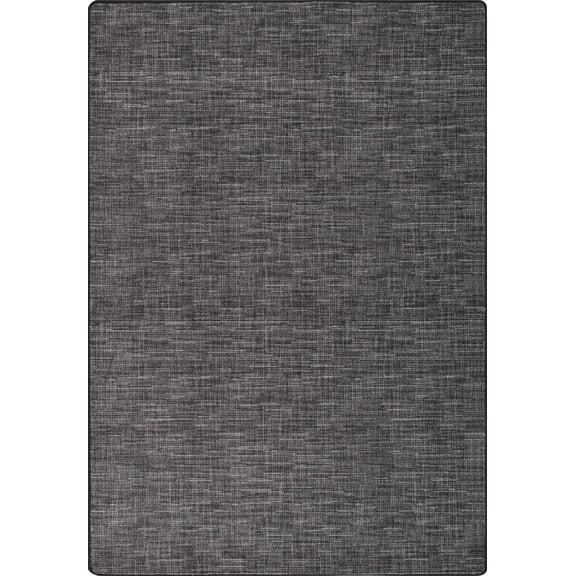 Milliken Imagine Area Rug BROADCLOTH Broadcloth Black Linen 3' 10" x 5' 4" Rectangle