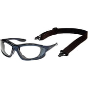 Honeywell Uvex Seismic Sealed Eyewear, Clear Lens, Polycarbonate, HC, Metallic Blue Frame