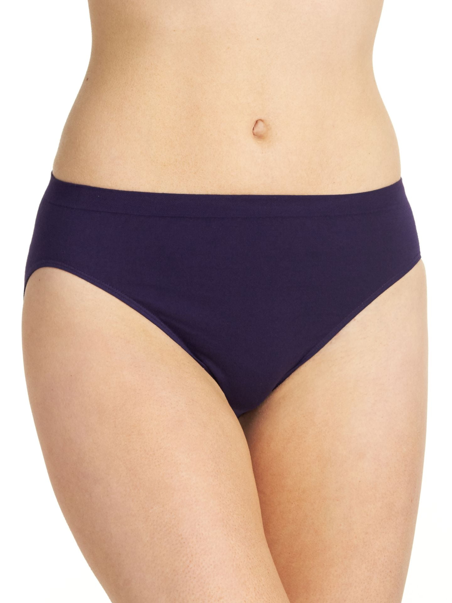 Jockey Jockey Women's Comfies Seamless French Cut Panty, Plum Pudding