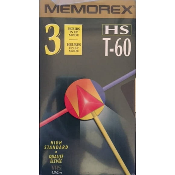 Memorex HS T-60 3 Hour VHS Tape
