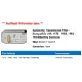 thumbnail image 2 of Automatic Transmission Filter - Compatible with 1972 - 1980, 1982 - 1984 Bentley Corniche 1973 1974 1975 1976 1977 1978 1979 1983, 2 of 2