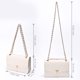 thumbnail image 5 of Bolso de hombro GM LIKKIE acolchado para mujer de piel vegana beige, 5 of 6