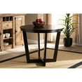 thumbnail image 5 of Alayna Modern and Contemporary Dark Brown Finished 35-Inch-Wide Round Wood Dining Table, 5 of 5
