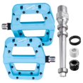 thumbnail image 3 of Pedales De Bicicleta De Fibra De Nailon, Pedales De Bicicleta De Montaña, Plataforma Plana, Piezas De Bicicleta, Accesorios 1 Par Kearding OD015195-02, 3 of 6