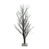 Melrose 4' Christmas LED Lighted Frosted Twig Tree - Brown