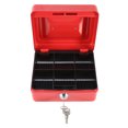 thumbnail image 4 of Security Box,Mini Steel Petty Lockable Cash Money Coin Safe Security Box Household, 4 of 7