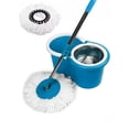 thumbnail image 1 of Spin Mop & Bucket System, 360° Rotating Microfiber Mop, Easy Self-Wringing, Beige, 2 Refills, 1 of 6