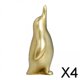thumbnail image 1 of Estatua Creativa de pingüino Soledad figura de resina escultura Animal 4 piezas, 1 of 10