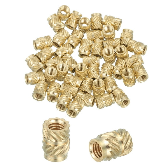 86 Pcs Threaded Inserts, M3 Brass Heat Set Insert for 3D Printing, M3x4.5x6mm