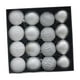thumbnail image 3 of 16 Adornos Navideños de Bolas, Bolas, Adornos Colgantes para Árbol de Navidad DIY Plata, 3 of 9