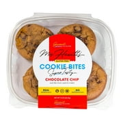 (2 Pack) Mrs. Hewitts Chocolate Chip Cookie Bites, Gluten Free, Kosher Dairy, Peanut Free, All Natural, No Preservatives, 5.92 oz