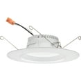 thumbnail image 4 of Contractor Select Juno RetroBasics 5"-6" LED Smooth Downlight Trim Kit, 860 Lumens, White, 4 of 7