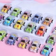 thumbnail image 4 of LNGOOR 10 Mini Camions à Rétrofriction Couleurs Vives Fonction à Rétrofriction Matériau PVC Parfait pour Fêtes Salles de Classe et Sacs-Cadeaux, 4 of 5