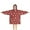 Red Christmas Deer-1, variant on Red Christmas Patchwork Pattern Blanket Hoodies for Kids 6-13YR Oversize Wearable Blanket Hoodies for Boys Girls Teens