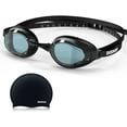 thumbnail image 1 of Swim Goggles, No Leaking Anti-Fog UV Protection Swimming Goggles for Men Women Water sports (Adjustable), 1 of 5