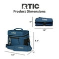 thumbnail image 4 of RTIC 8 Can Everyday Cooler, Insulated Soft Cooler with Collapsible Design, Navy, 4 of 4