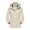 White, variant on Drovellove Plus Size Women's Fleece Hooded Reversible Jacket, Thick Warm Winter Coat with Full Zip, Soft Plush Loungewear Outerwear for Casual Outings, Cozy Housewear, or Travel