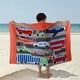 thumbnail image 2 of Toalla de baño con capucha para niños Poncho de surf para bebés Bata suave y real para cambiar a niños pequeños para niños y niñas Ducha/playa/piscina Cubiertas para niños 50x30 Toalla grande, 2 of 4