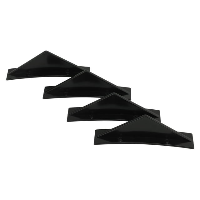 Parachoques trasero con forma de aleta de tiburón, 4 piezas Difusor de parachoques trasero Alerón de parachoques trasero Divisor de parachoques trasero Integración perfecta