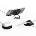 thumbnail image 1 of Support de Charge Sans Fil Magnétique 3-en-1 pour iPhone AirPods et Apple Watch Support Ajustable, 1 of 5