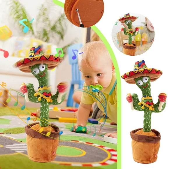 Cactus Sings And Dances Recording Learns To Talk Glowing Cactus Toy Baby Soft Plush Electric Toy Fun Creative Children's Toy