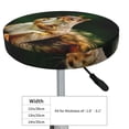 thumbnail image 4 of Naloa Squirrels Eating Peanuts On The Tree Round Bar Stool Cushion Cover 12-14 inch, Fits Kitchen, Office, Restaurant Chairs - {sizeName}14 inch, 4 of 7