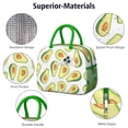 thumbnail image 4 of Lunch Bag Lunch Box for Women Reusable Insulated Lunch Bags,Water-Resistant Avocado Pattern Cooler Lunch Tote Bag, Large Capacity for Work Travel Picnic, 4 of 6