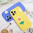 thumbnail image 6 of Compatible with iPhone 13 Pro Max Flower Wrist Strap Case Cute 3D Floral Wristband Kickstand Cover Fashion Luxury Design Camera Lens Protection Shockproof Protective for Women Girls Girly, 6 of 13