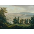 thumbnail image 2 of Johann Caspar Rahn 24x18 Gold Ornate Framed and Double Matted Museum Art Print Titled - Surroundings of the Ruine Habsburg (1804), 2 of 4