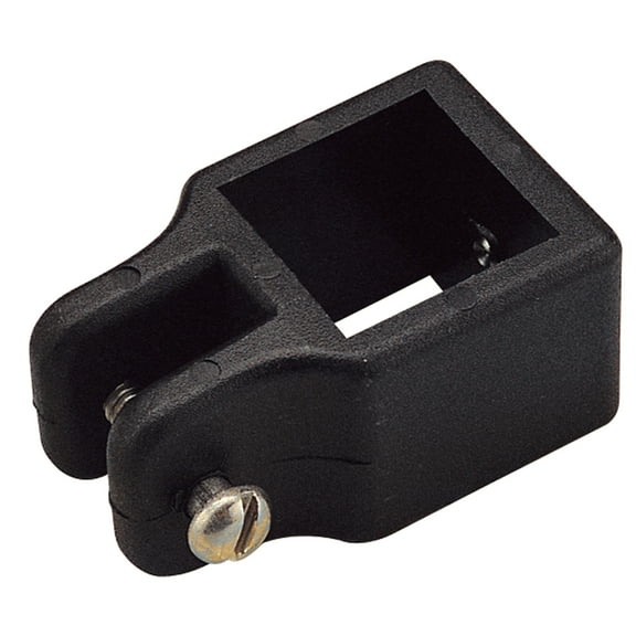 Sea-Dog 273560-1 Nylon Square Tube Top Slide, Black - 1"