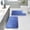 Calm Blue, variant on Velvet Memory Foam Bath Mat, Non-Slip Bathroom Rugs, Ultra Soft Plush Bath Rugs, Machine Washable, Quick Drying Bath Mats for Bathroom Spa
