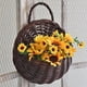 thumbnail image 2 of Maceta para colgar, jarrón de ratán tejido, cesta para plantas de flores secas, contenedor de almacenamiento JShteea  El nuevo, 2 of 8