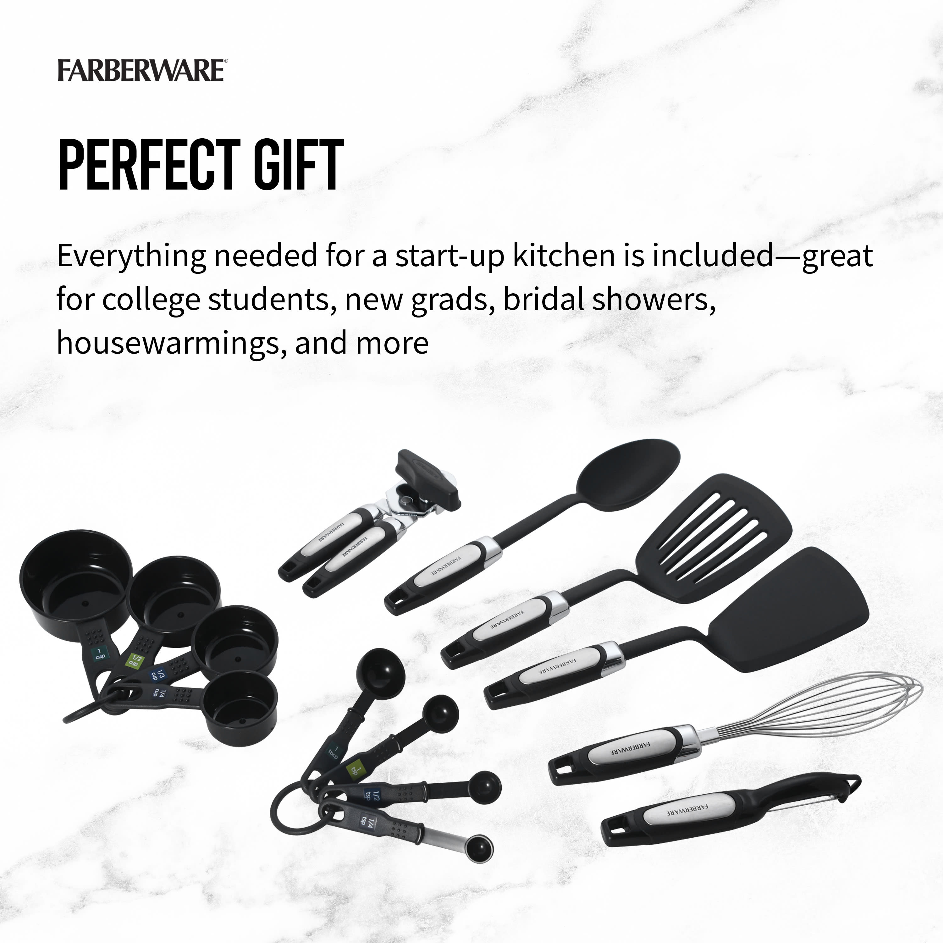 Farberware Professional 14-piece Kitchen Tool and Gadget Set in Black - image 5 of 19