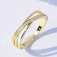 thumbnail image 6 of EOEMY Gorgeous 18K Yellow Gold Plated Rings For Women Jewelry Cubic Zirconia Size 5-12-8-Gold, 6 of 6