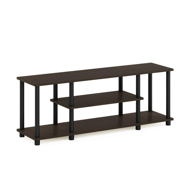 Soporte para TV Furinno Turn-N-Tube, sin herramientas, 3D, 3 niveles de hasta 50 pulgadas