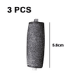 thumbnail image 2 of Rodillos de recambio aptos para removedor de callos eléctrico - Herramientas de lima de pedicura - Recambios de repuesto paquete de 3, 2 of 5