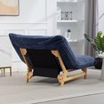 thumbnail image 6 of Bean Bag Chair for Adults with Down Filling Accent Armless Lazy Sofa Comfy Lounge Chairs, Sleeper Reading Chair for Living Room, Blue, 6 of 6