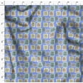 thumbnail image 4 of Soimoi Blue polyester Crepe Fabric Motivational Quotes Text Print Fabric by Yard 42 Inch Wide, 4 of 5