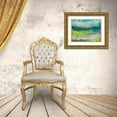 thumbnail image 3 of Goldberger, Jennifer 24x19 Gold Ornate Wood Framed with Double Matting Museum Art Print Titled - Impasto Field I, 3 of 4