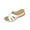 White Slippers for Women, variant on Hopeusnice Women's Slippers Non-Slip PU Materials Summer Shoes Wedge Heel Open Toe Sandals Trendy Breathable Soft Round Toe Slip-Resistant Walking Shoes Silver 36