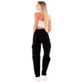 thumbnail image 3 of Pantalón Cargo Mujer Wide Legs Pantalones Anchos Mom Jeans, 3 of 5