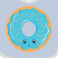 thumbnail image 4 of Inktastic Blue Donut Boys or Girls Baby Bib, 4 of 4
