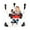 Red, variant on Dream On Me Champ Activity Center And Jumper, Red