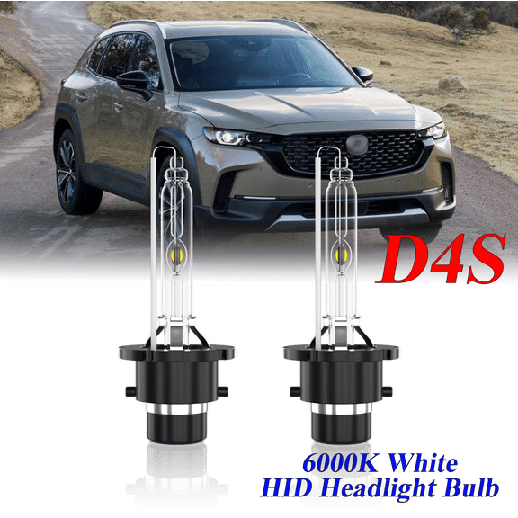 For Mazda CX-5 2013-2018 D4S HID Headlight High/Low Beam 6000K Crystal White Xenon Bulbs Set 2