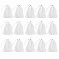 thumbnail image 1 of Bgsha Swimming Pool Filter Mesh with Pull Rope Cover Mesh Bag White 15packs 20packs, 1 of 9