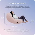 Moon Pod Bean Bag Chairs for Adults, Gray The ZeroGravity Beanbag