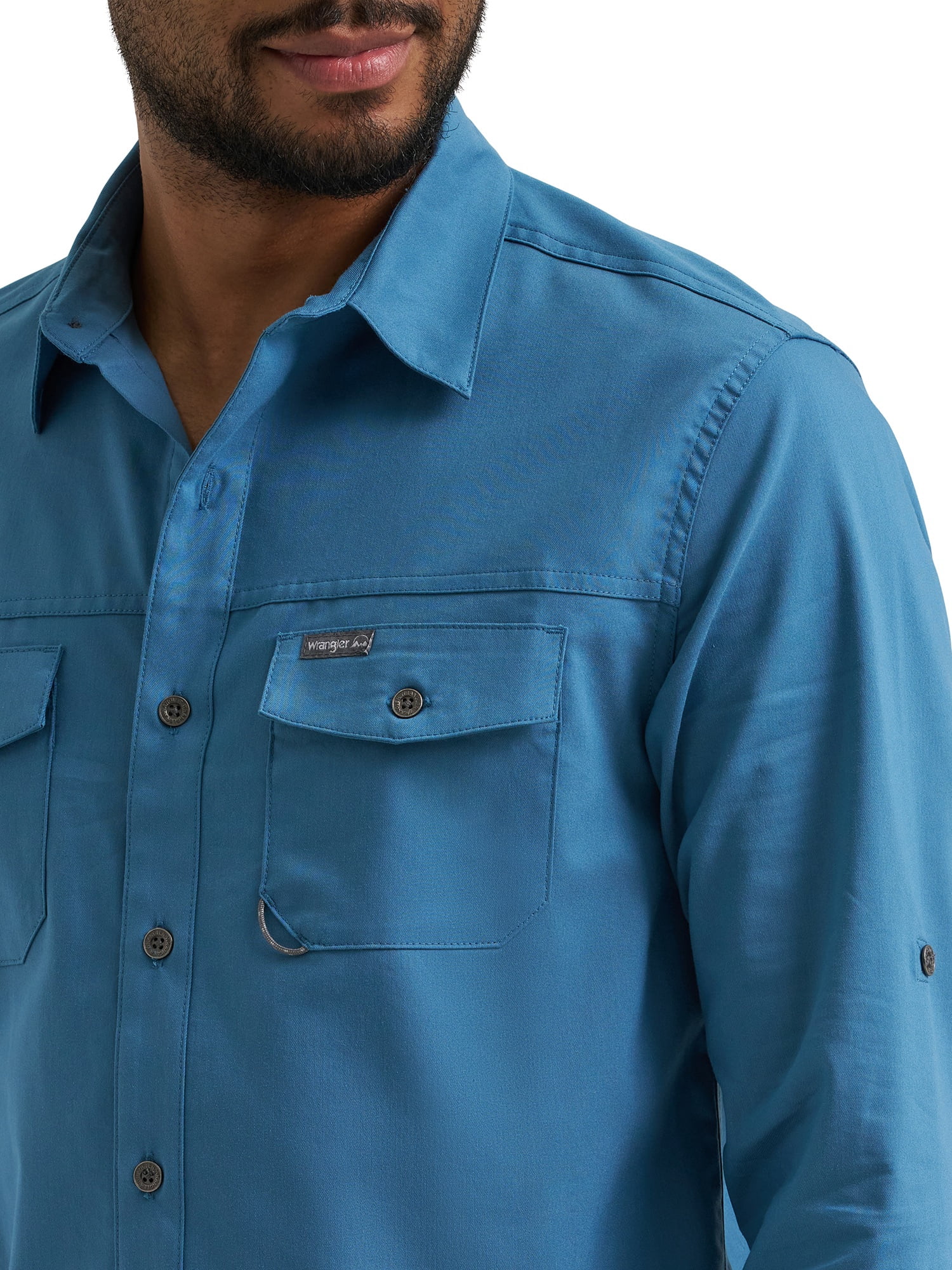 Wrangler Mens Long Sleeve All Season Stretch