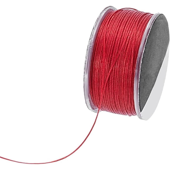 50yards Nylon Beading String Thread 0.2mm Thin Red Bracelet Cord Seed Bead Thread Sewing String