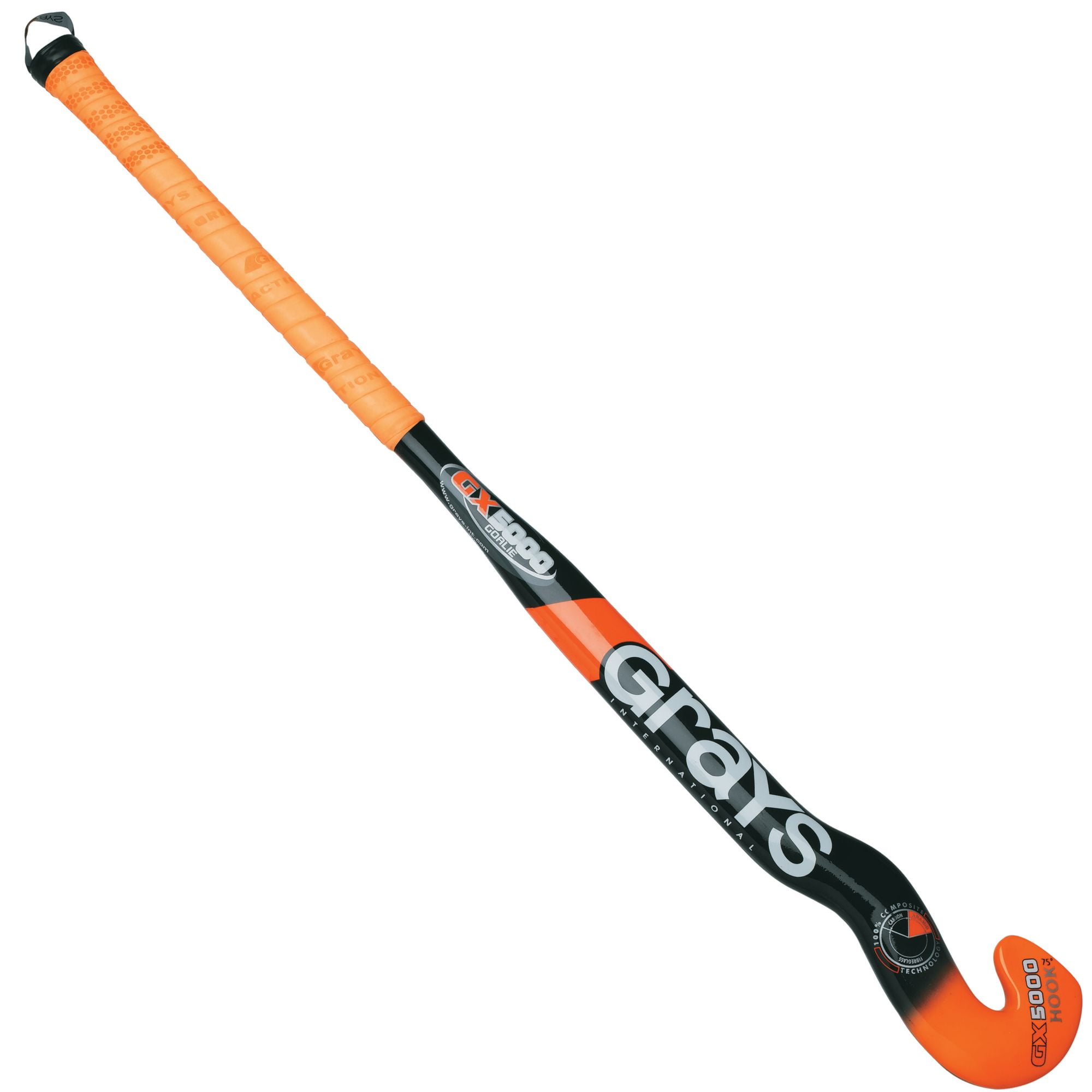 Grays GX5000 Composite Goalkeeper Field Hockey Stick Black/Orange