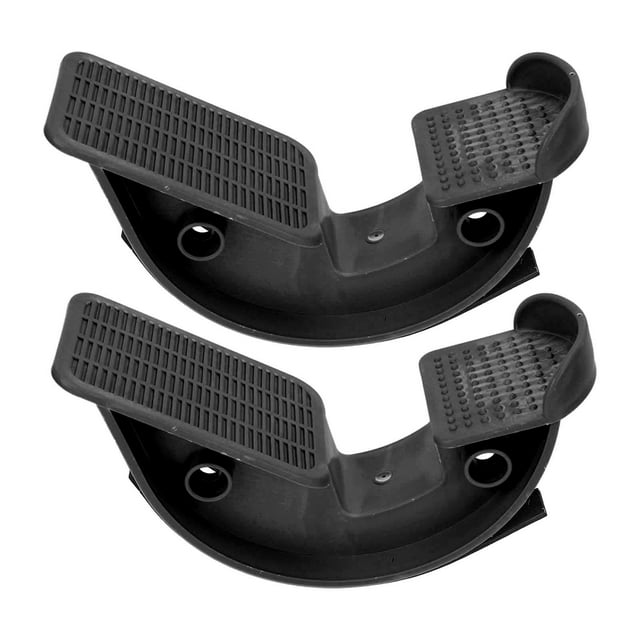 2 tablas inclinadas para pantorrillas, para tobillo y pie, para estirar pantorrillas tensas y fascitis plantar, color negro.